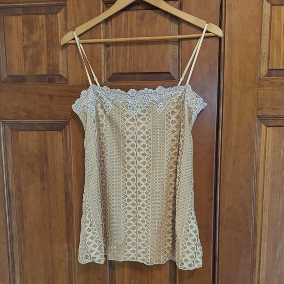 MKM Designs Cream Lace Camisole - Picture 1 of 7